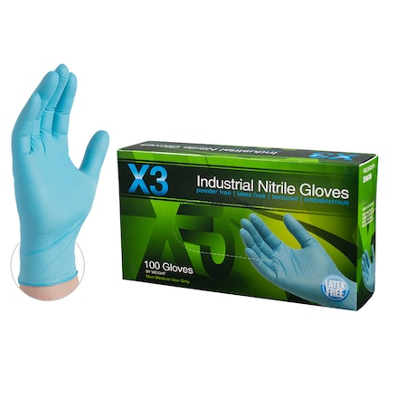 DSP GLOVE NIT 2X BLU PF